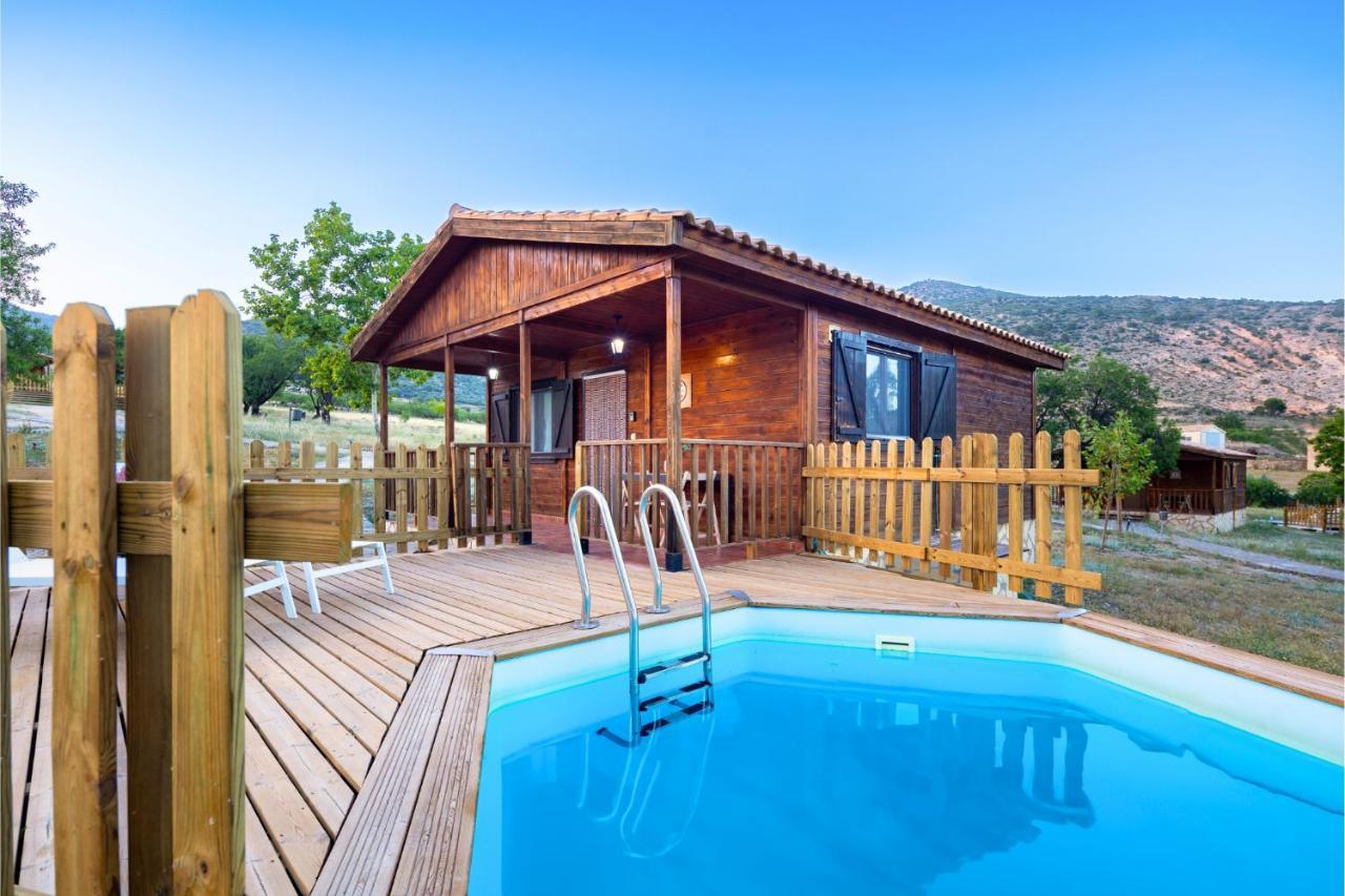 Aldea Los Odres - Cabañas de Madera de 1ª recién Reformadas con Piscina y BBQ Privada Moratalla  Esterno foto